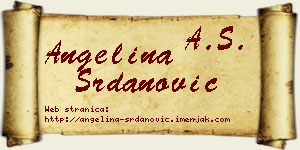 Angelina Srdanović vizit kartica